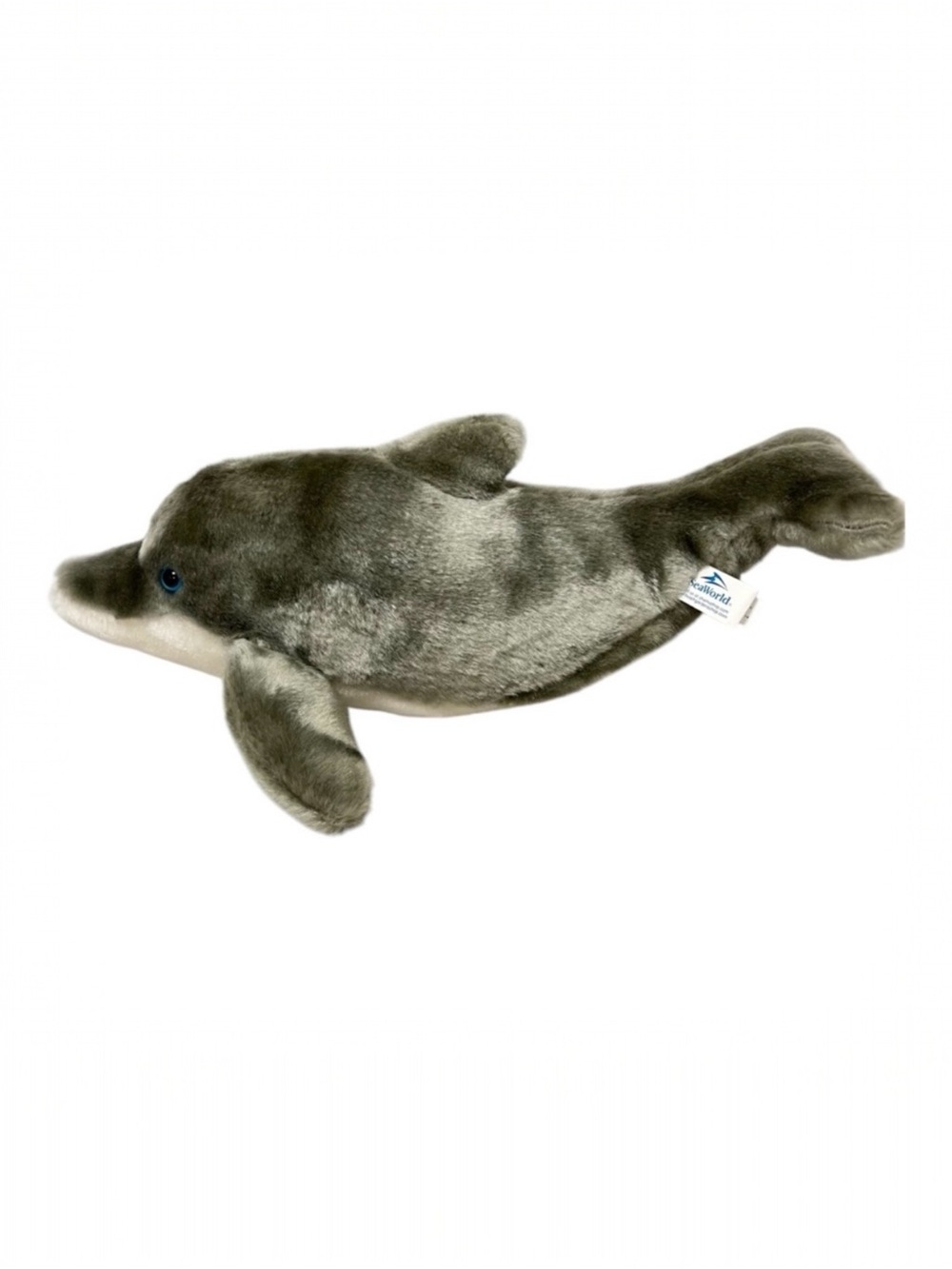 SeaWorld Plush Dolphin Stuffed Animal Toy Fish 14”